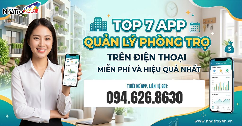 Top 7 App Quản Lý Phòng Trọ Trên Điện Thoại Miễn Phí Và Hiệu Quả Nhất - Hướng dẫn phần mềm quản lý nhà trọ