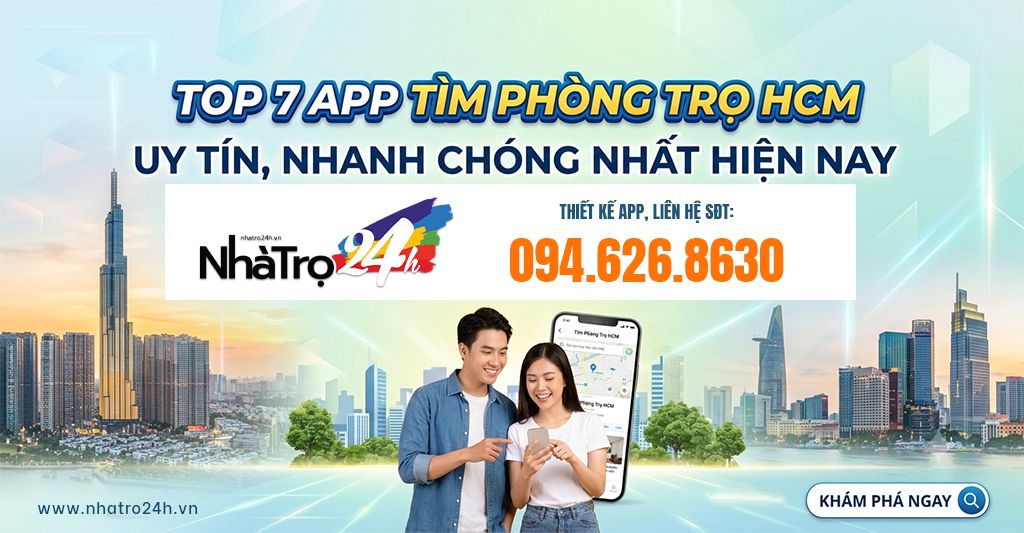 Top 7 App Tìm Phòng Trọ HCM Uy Tín, Nhanh Chóng Nhất Hiện Nay - Hướng dẫn phần mềm quản lý nhà trọ