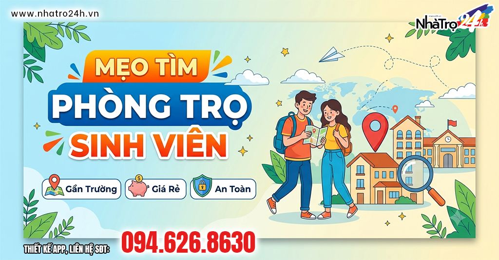Mẹo Tìm Phòng Trọ Sinh Viên Gần Trường Giá Rẻ, An Toàn - Hướng dẫn phần mềm quản lý nhà trọ